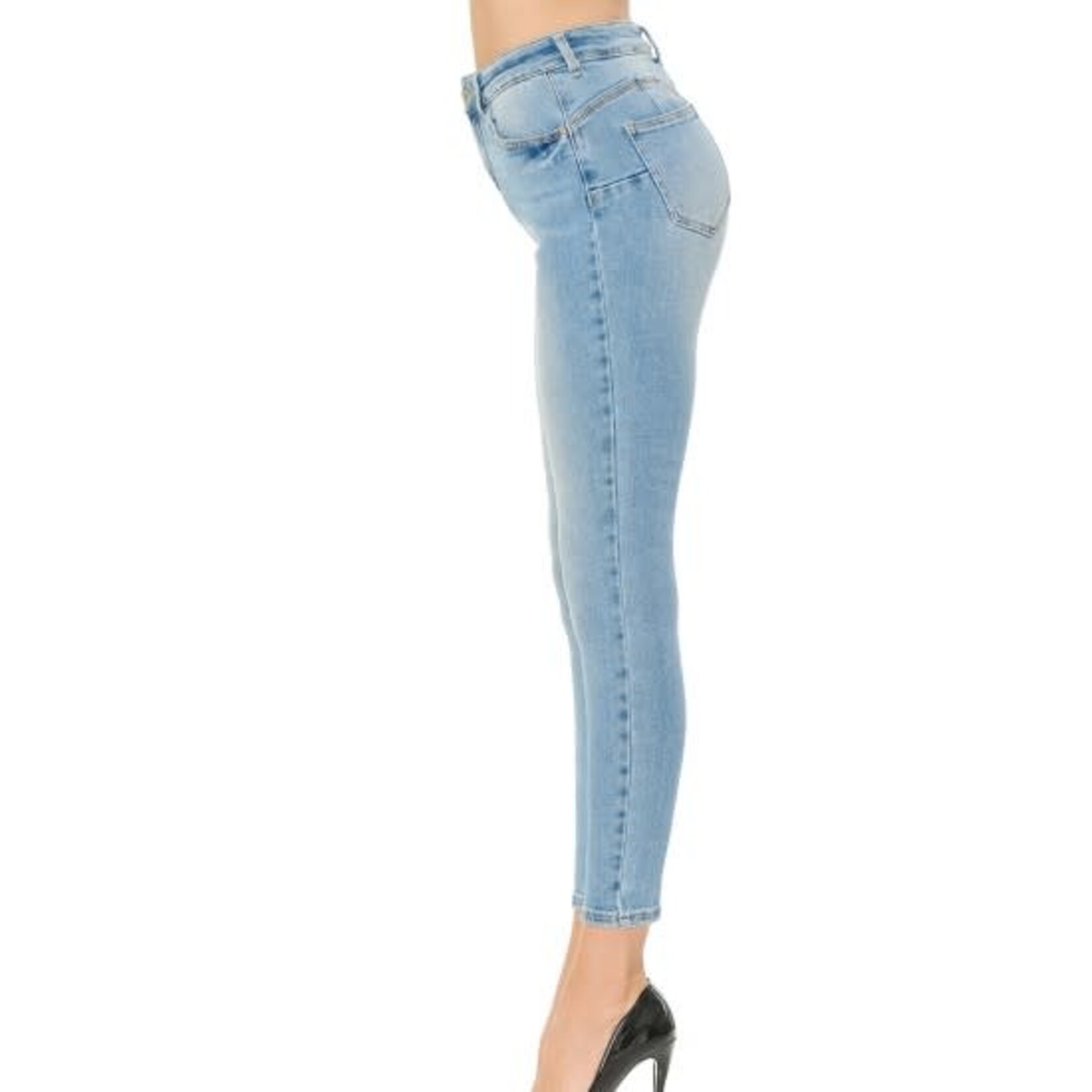 Wax Jeans Wax Jeans - Push-Up Vintage Classic 5 Pocket Ankle Jeans - 90800