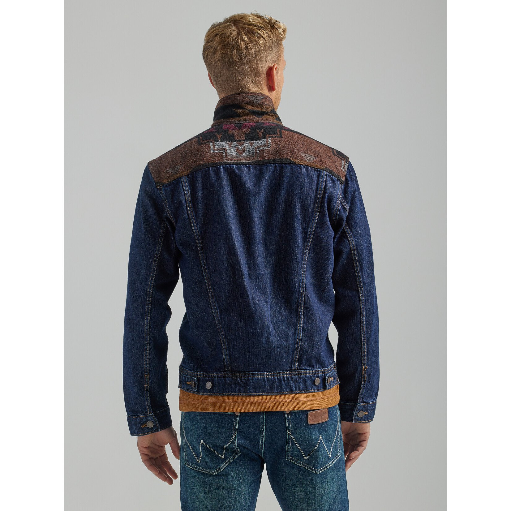 Wrangler Wrangler - Men's Denim Jacket With Contrasting Yoke - 112318260