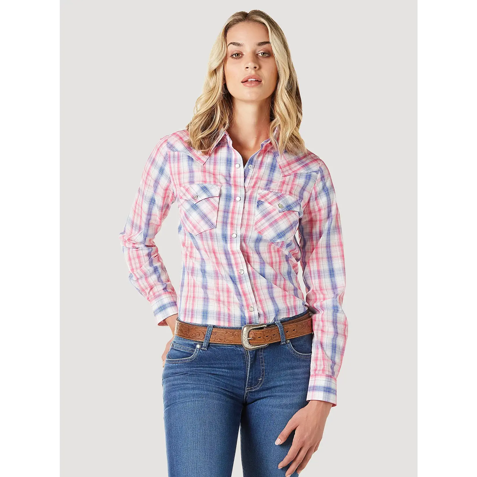 Wrangler Women's Essential Long Sleeve Plaid Shirt - 112335506