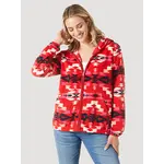 Wrangler Women's Southwestern Full Zip Fleece Hoodie - 112335651