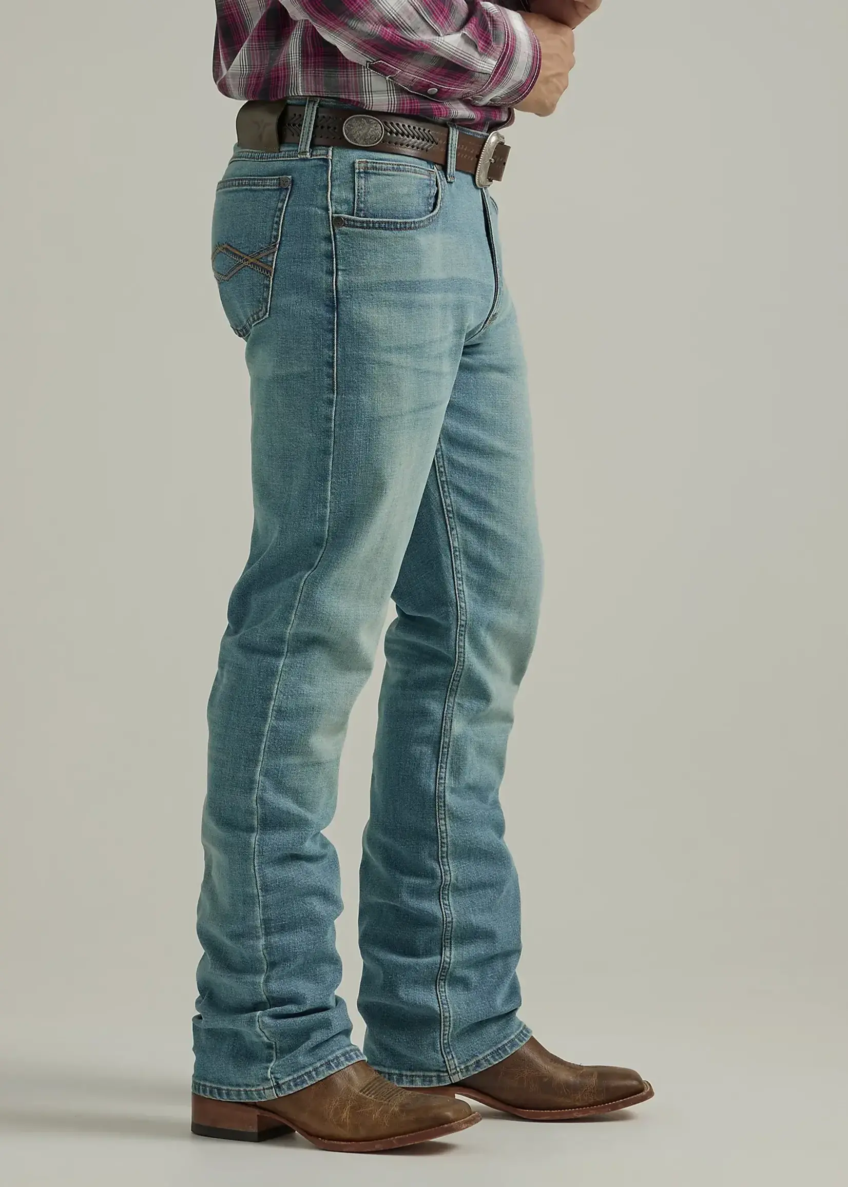 Wrangler Men's Rooted Slim Straight Jean 