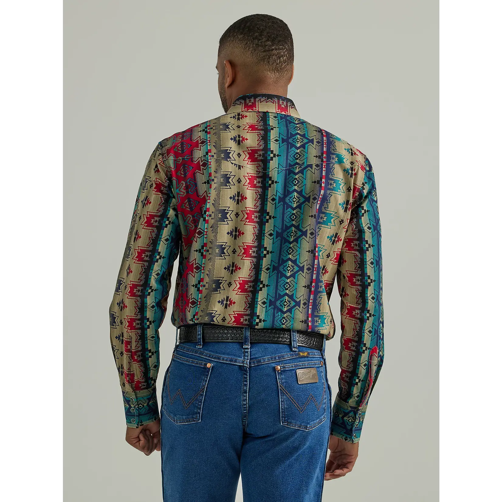 Wrangler Men's Checotah Long Sleeve Western Shirt - 112330352