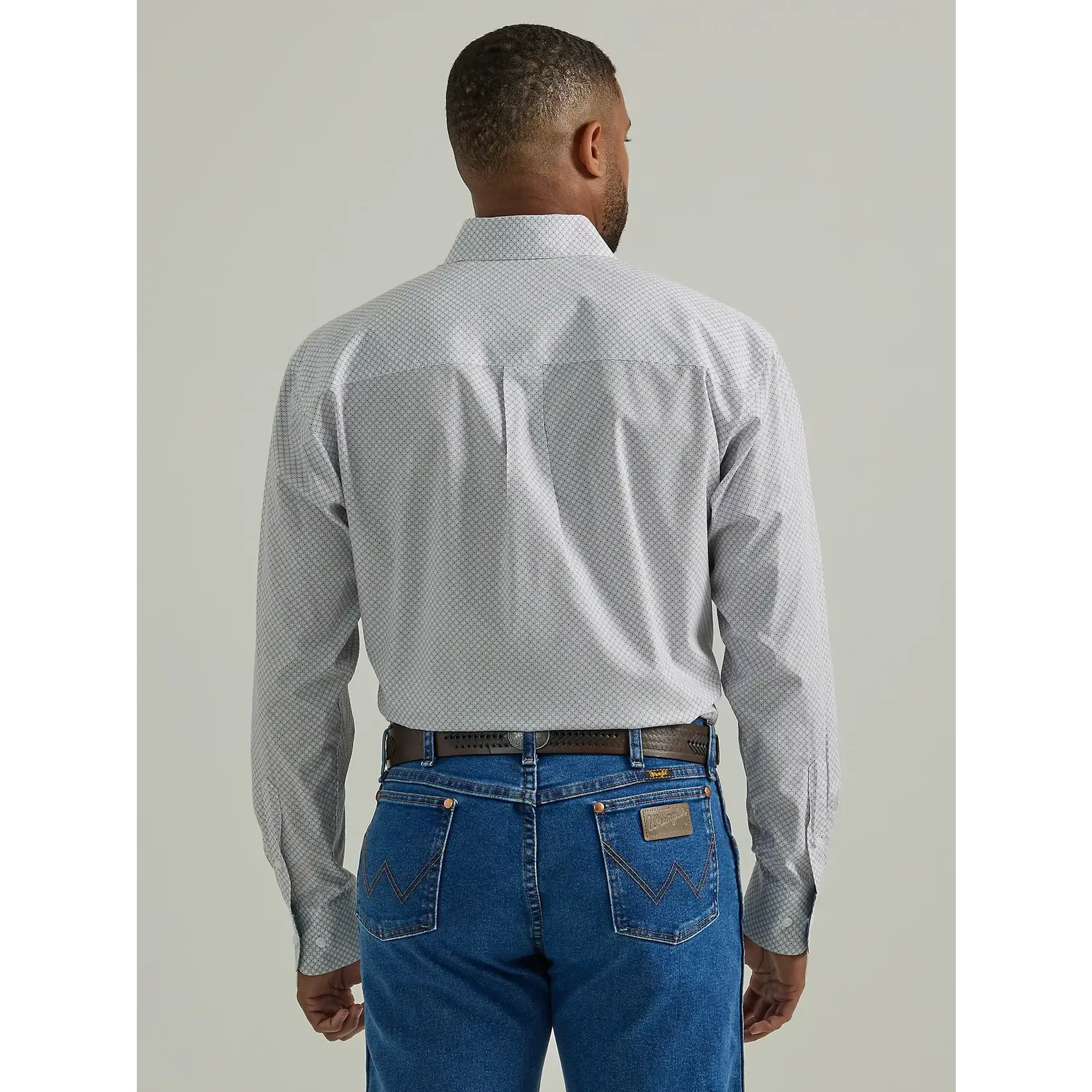 Wrangler Men's George Strait Long Sleeve Button Down Shirt - 112331730