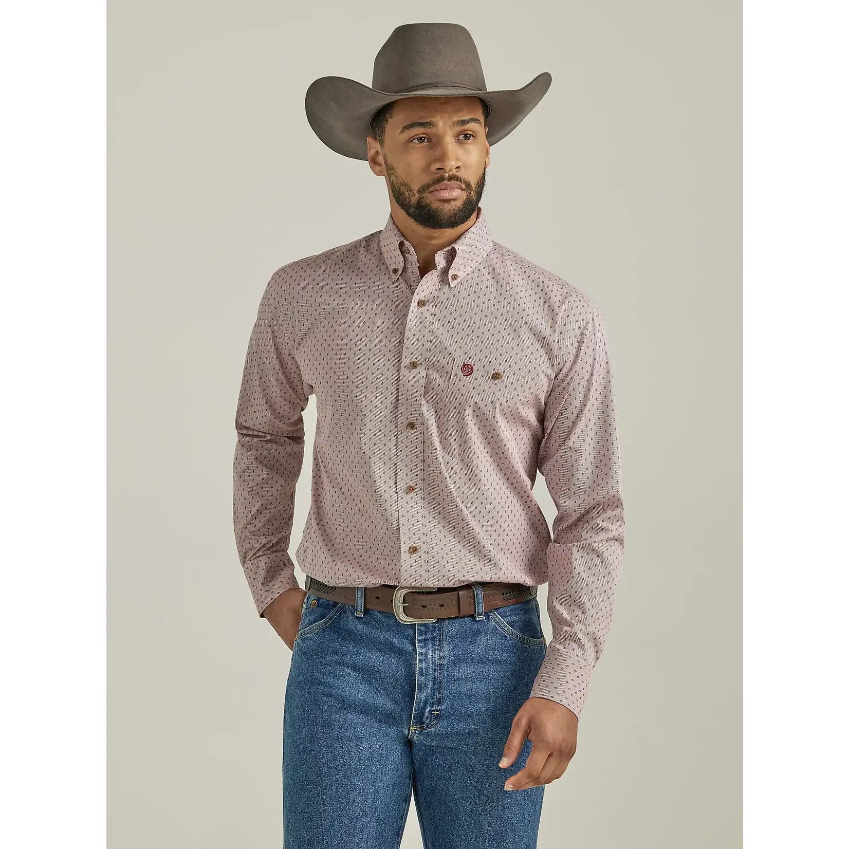 Wrangler Men's George Strait Long Sleeve Shirt - 112331734