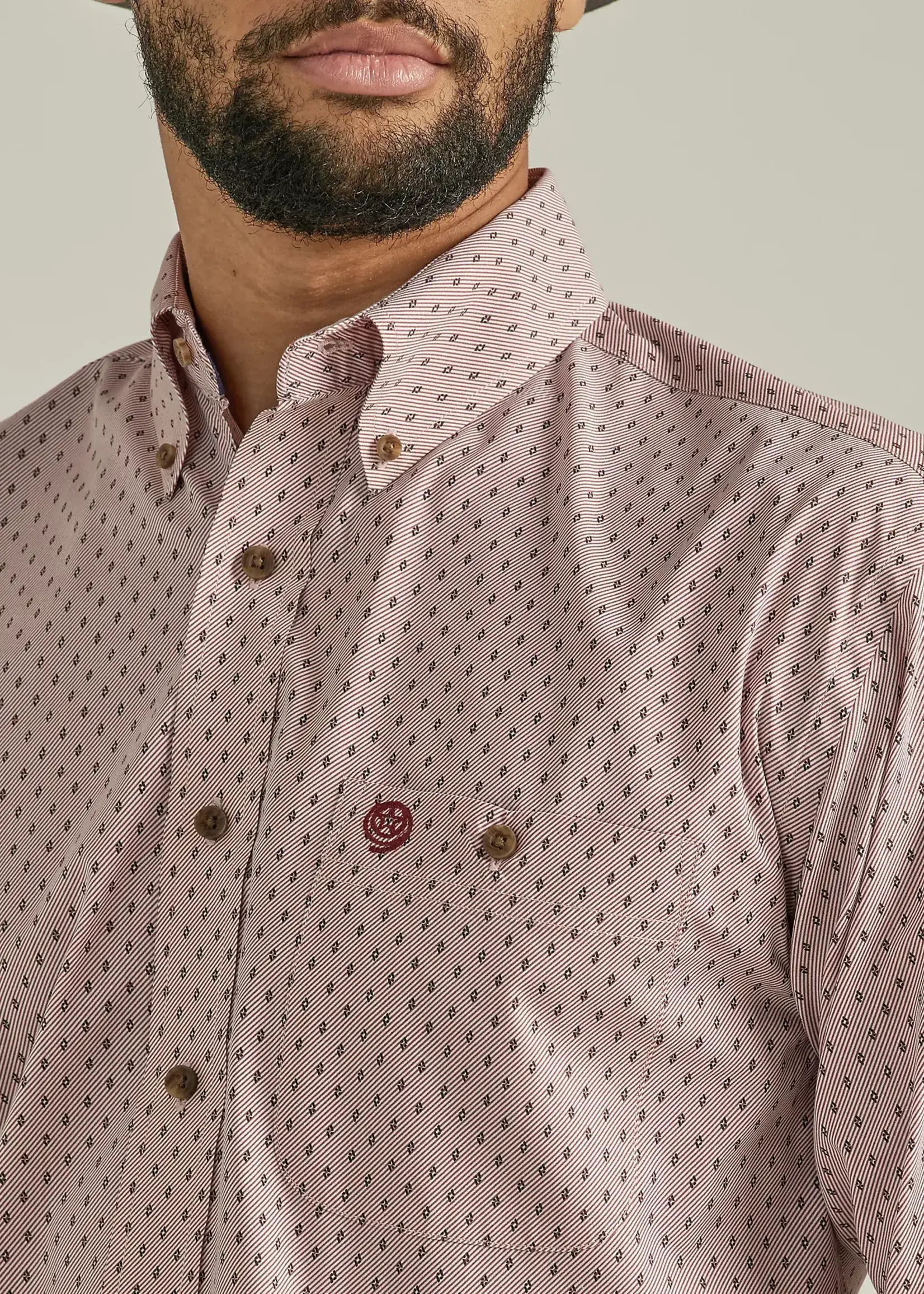 Wrangler Men's George Strait Long Sleeve Shirt - 112331734