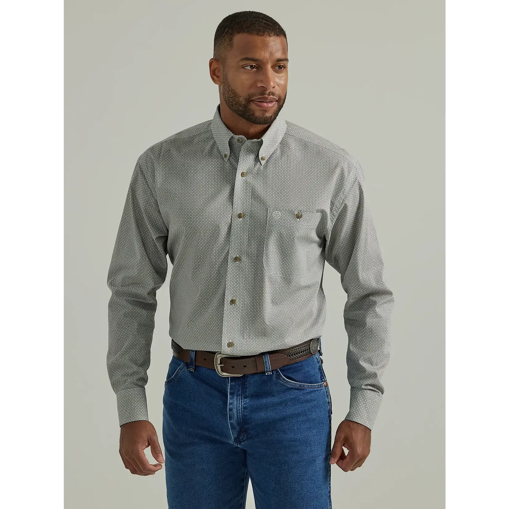 Wrangler Men's George Strait Long Sleeve Shirt - 112331809