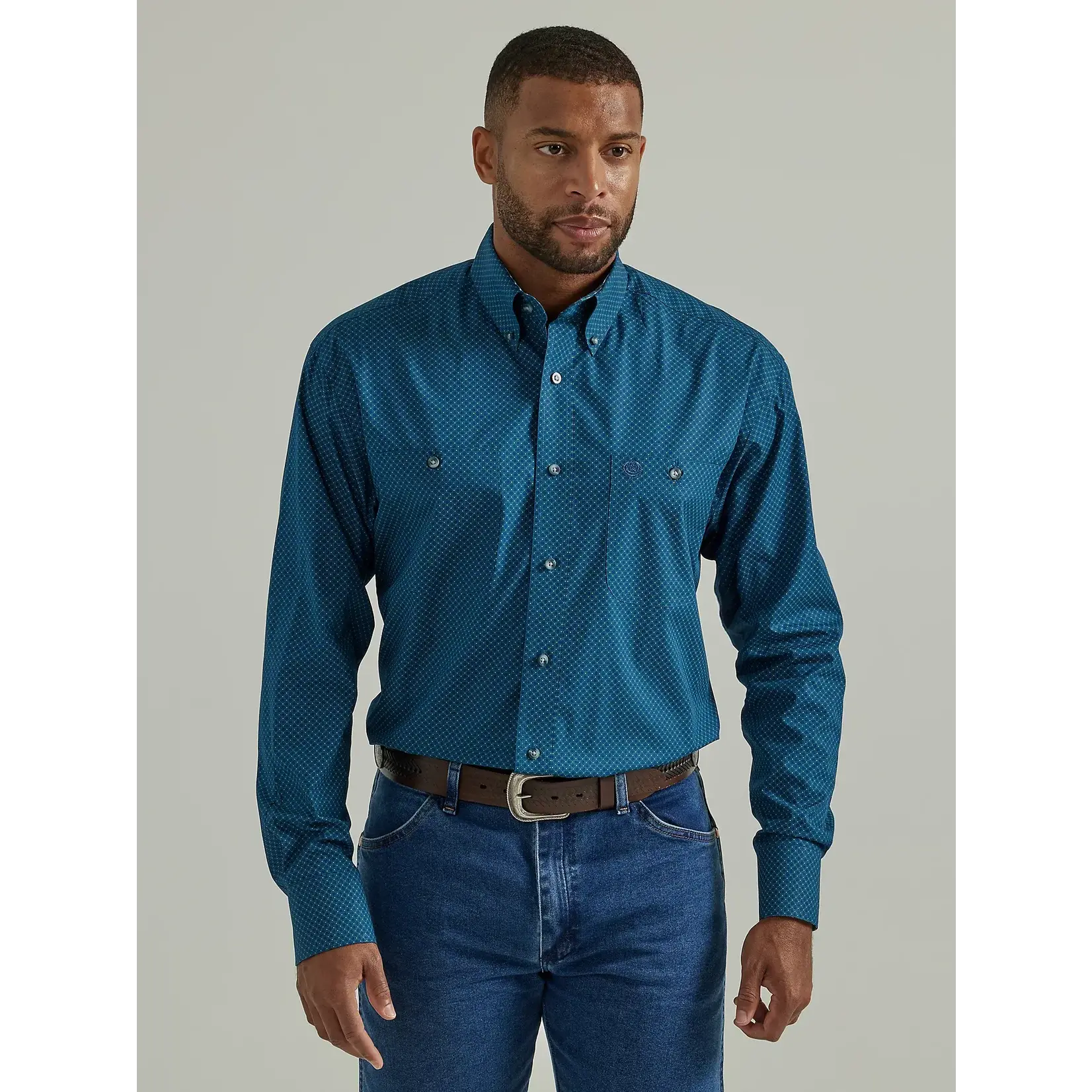 Wrangler Men's George Strait Long Sleeve Shirt - 112331838