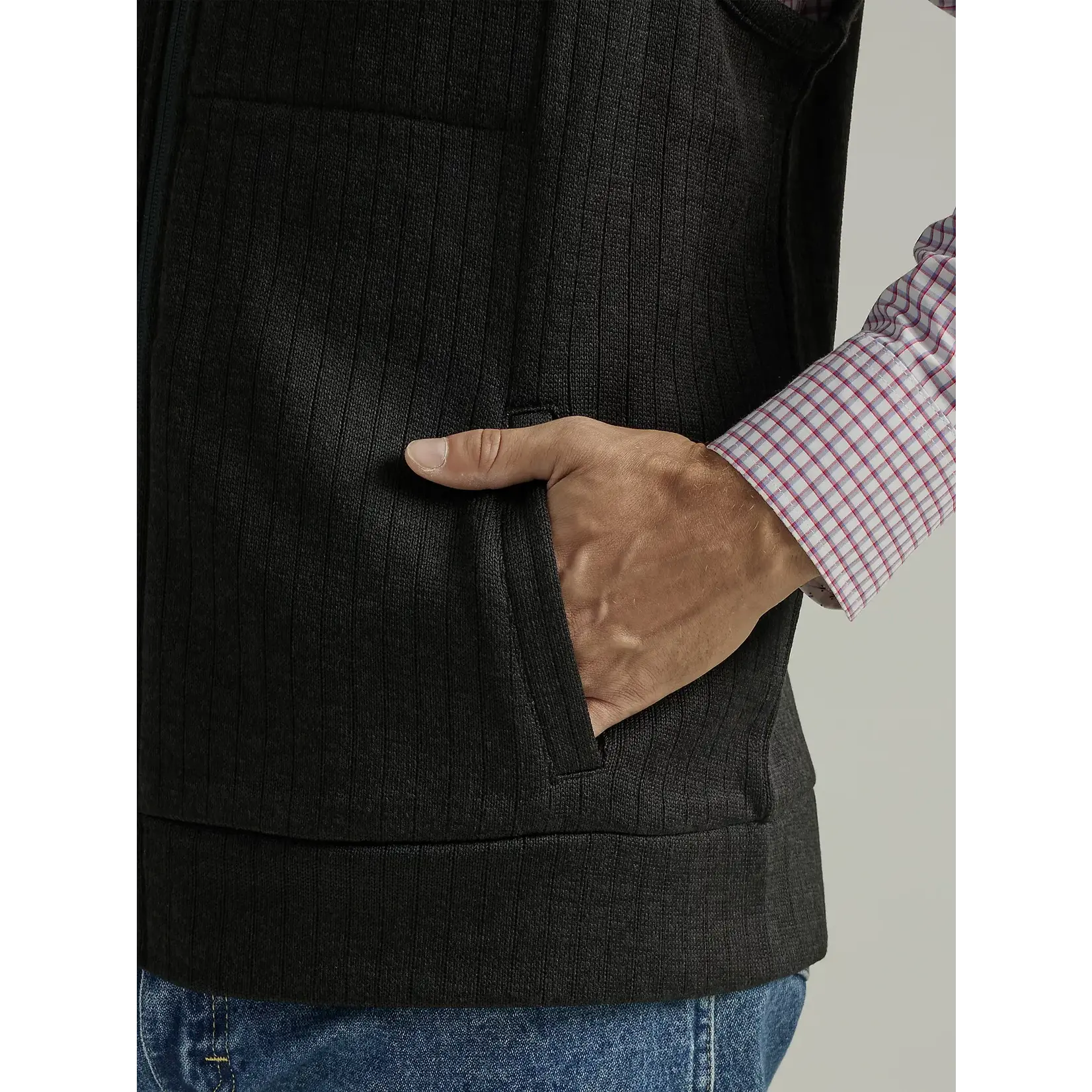 Wrangler Men's George Strait Zip Front Knit Vest - 112334104