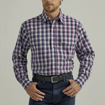 Wrangler Men's Plaid Button Down Shirt - 112330395
