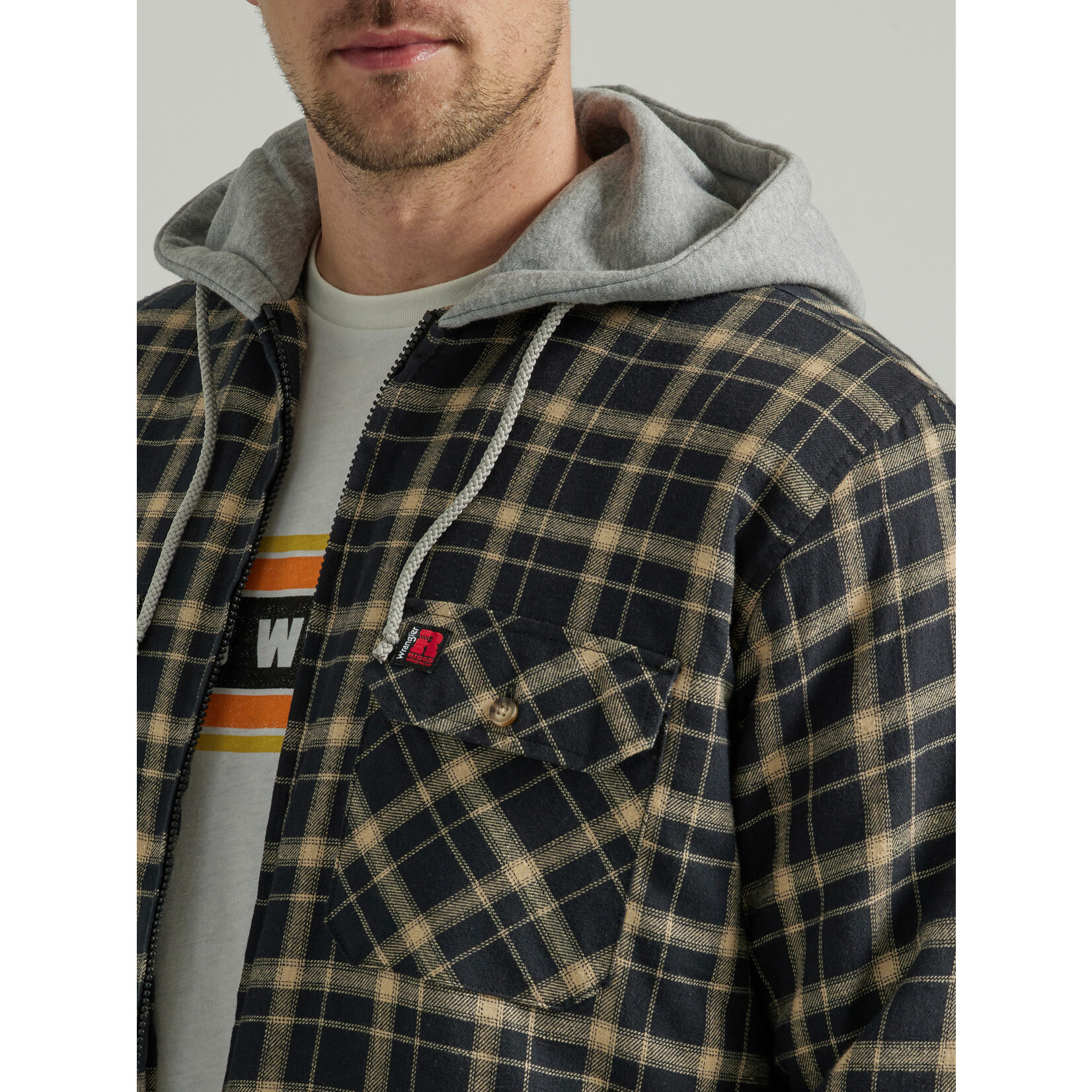 Wrangler Wrangler Men's Riggs Workwear Hooded Flannel - 112330052