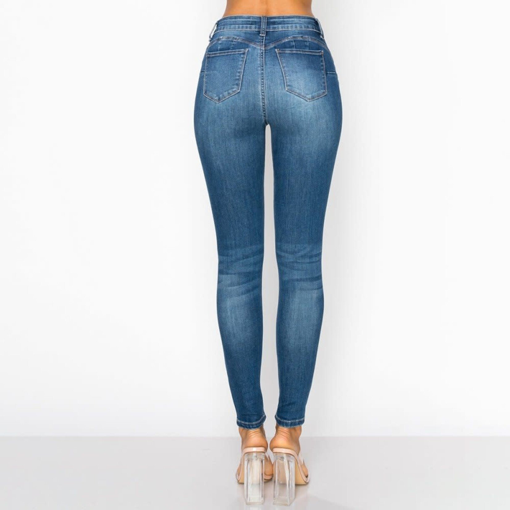 Wax Jeans Wax Jean - Repreve High-Rise Push-Up Skinny Jean - 90501