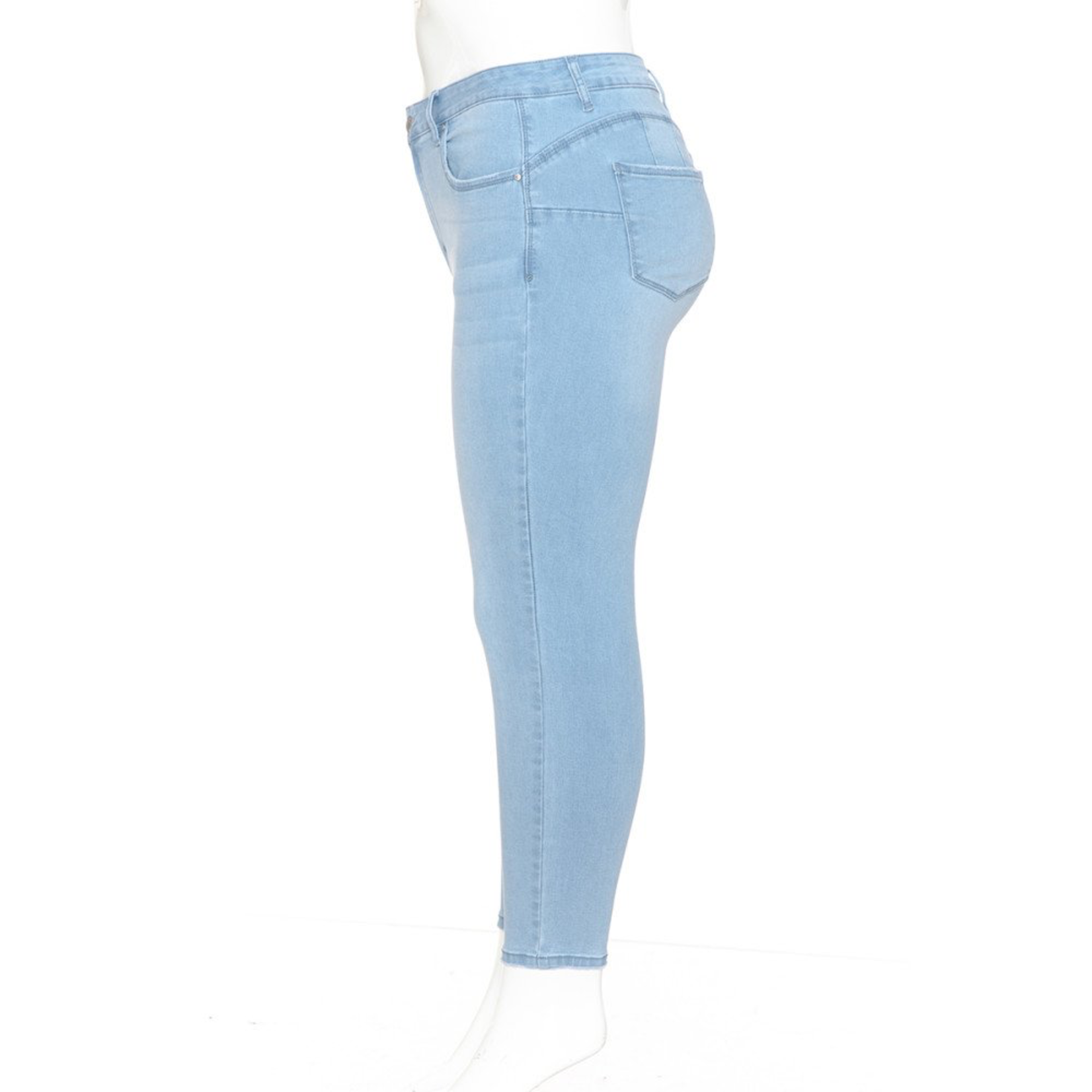 Wax Jeans Wax Jean - Women's Plus Basic Skinny Clean Denim Pants - 90304XL