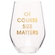 CHEZ GAGNE STEMLESS WINE GLASS CHEEKY