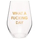 CHEZ GAGNE STEMLESS WINE GLASS CHEEKY