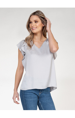 Dex Dex - Flutter Sleeve Blouse