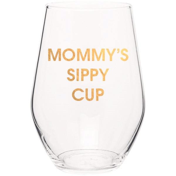 CHEZ GAGNE STEMLESS WINE GLASS CHEEKY