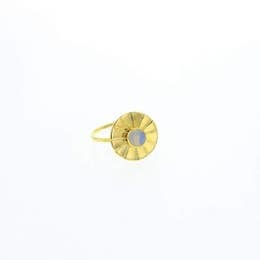 LOTUS JEWELRY STUDIO SUNRISE RING GOLD VERMEIL SIZE 7