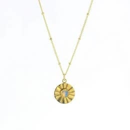 LOTUS JEWELRY STUDIO SUNRISE NECKLACE GOLD VERMEIL