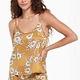 ZSUPPLY NIGHTY NITE FLORAL CAMI DARK AMBER