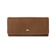 ROOTS LADIES EXPANDER CLUTCH WALLET-CINNAMON BROWN