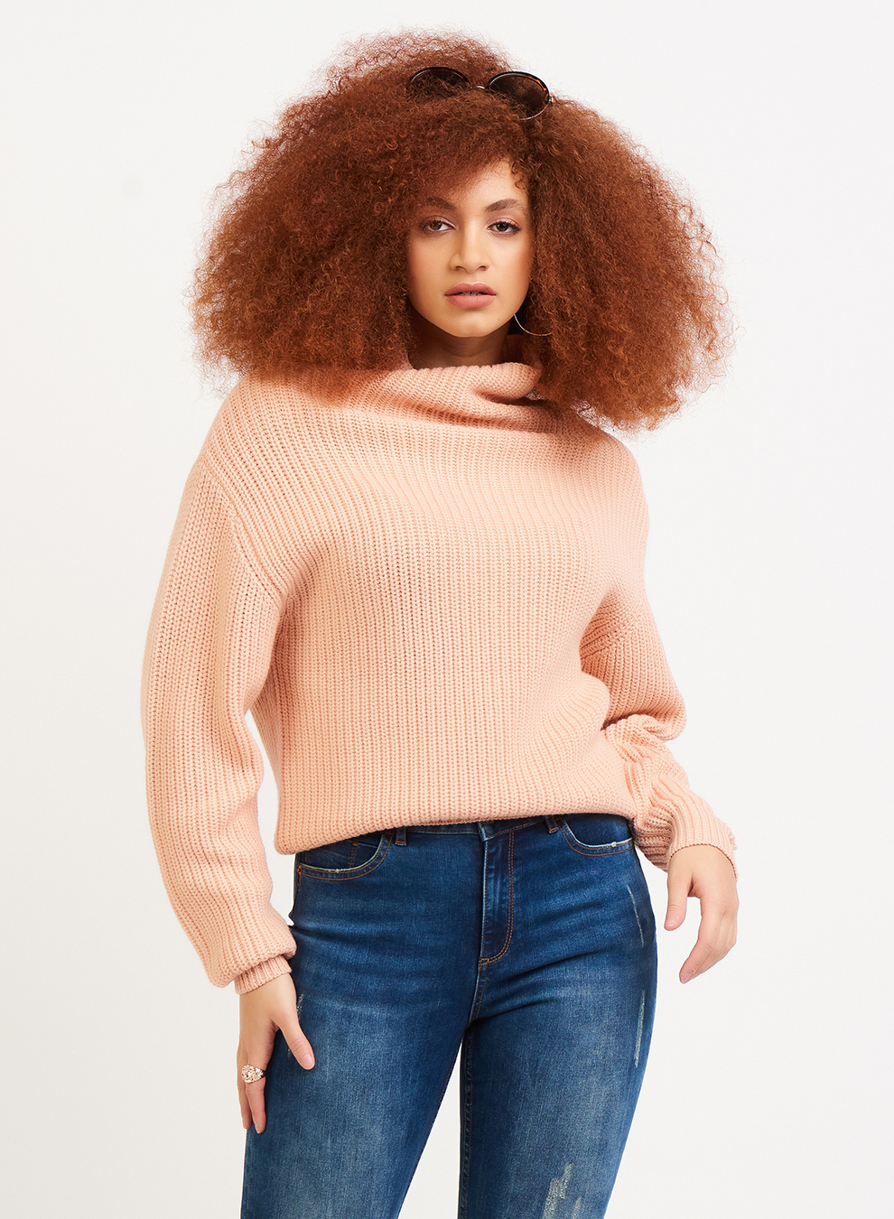 MOCK NECK SWEATER