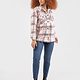 BLACK TAPE BUTTON FRONT PLAID OVERSHIRT