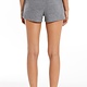 ZSUPPLY SPORTY SILKY SHORT - HEATHER BLACK