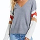 ZSUPPLY SPORTIF COLOR BLOCK SWEATER - HEATHER GREY