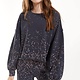 ZSUPPLY TEMPEST SPLATTER SWEATSHIRT - WASHED BLACK