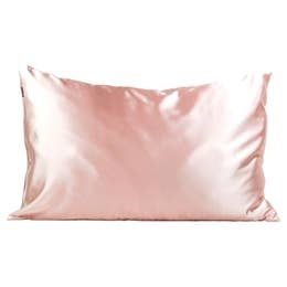 KITSCH SATIN PILLOW CASE BLUSH KITSCH