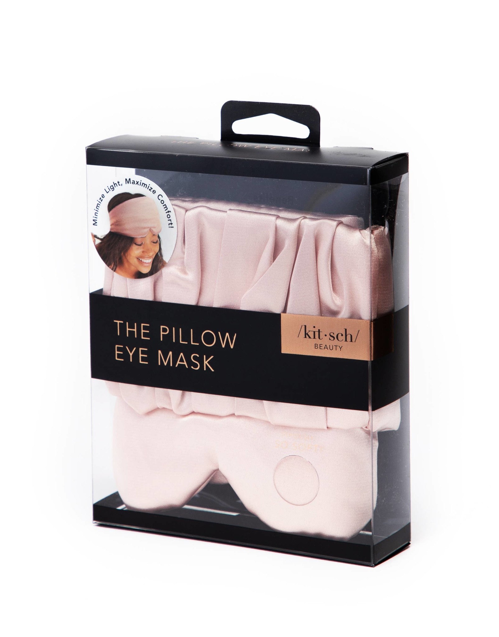 KITSCH SATIN PILLOW EYE MASK BLUSH