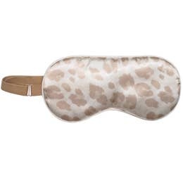 KITSCH SATIN EYE MASK LEOPARD