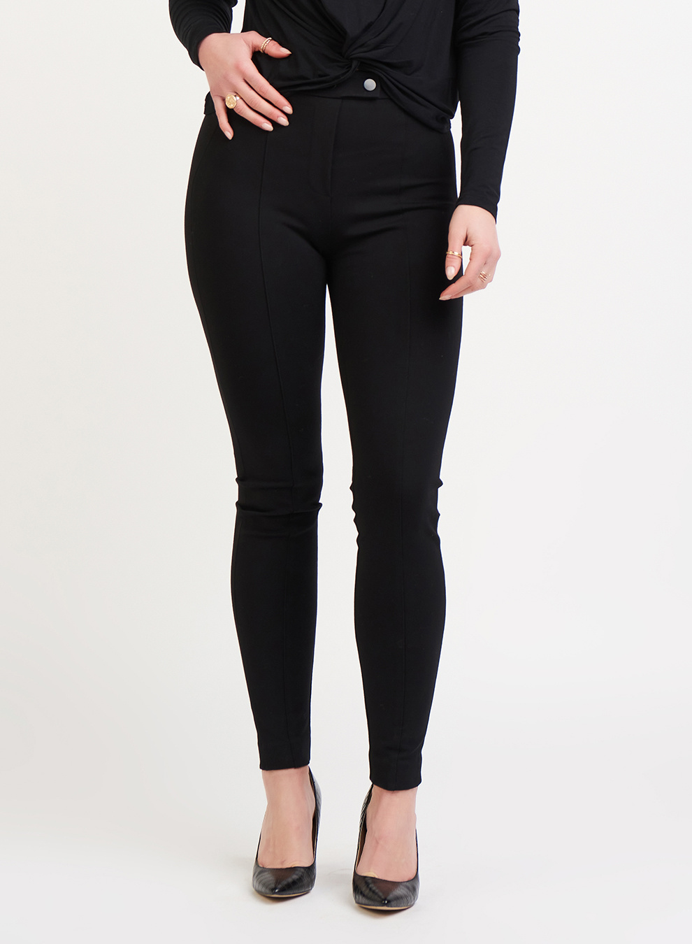 HIGH WAISTED FRONT SEAM PANT