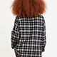 PLAID TEXTURE WEAVE OVERSHIRT