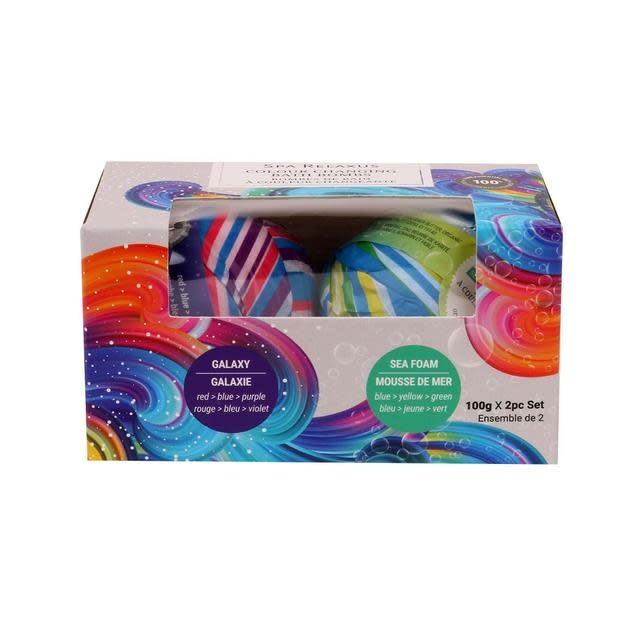 RELAXUS COLOR CHANGING BATH BOMB SET