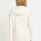 ROUNDED HEM COZY WAFFLE HOODIE