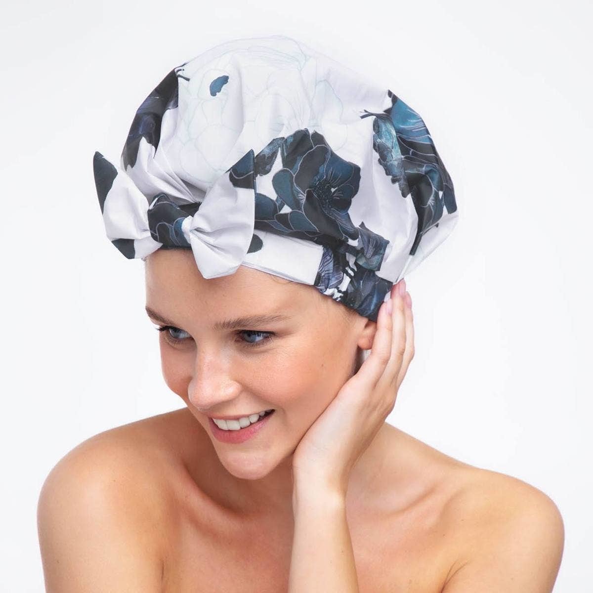 KITSCH LUXE SHOWER CAP FLORAL