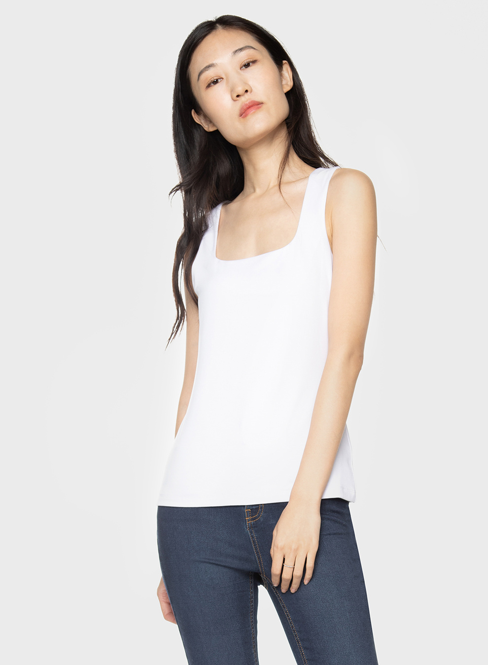 SQUARE NECK TANK