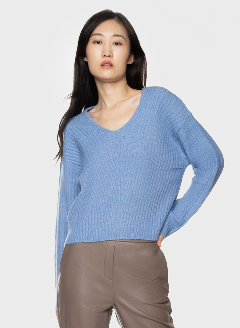 RIBBED SWEATER