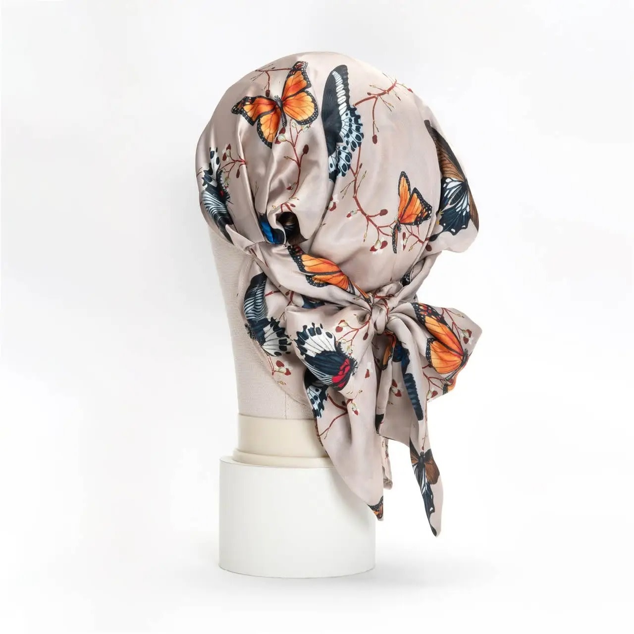 KITSCH ECO FRIENDLY ELASTICIZED HAIR SCARF RETRO BUTTERFLY