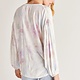 ZSUPPLY BAYFRONT WATERCOLOR WOVEN TOP