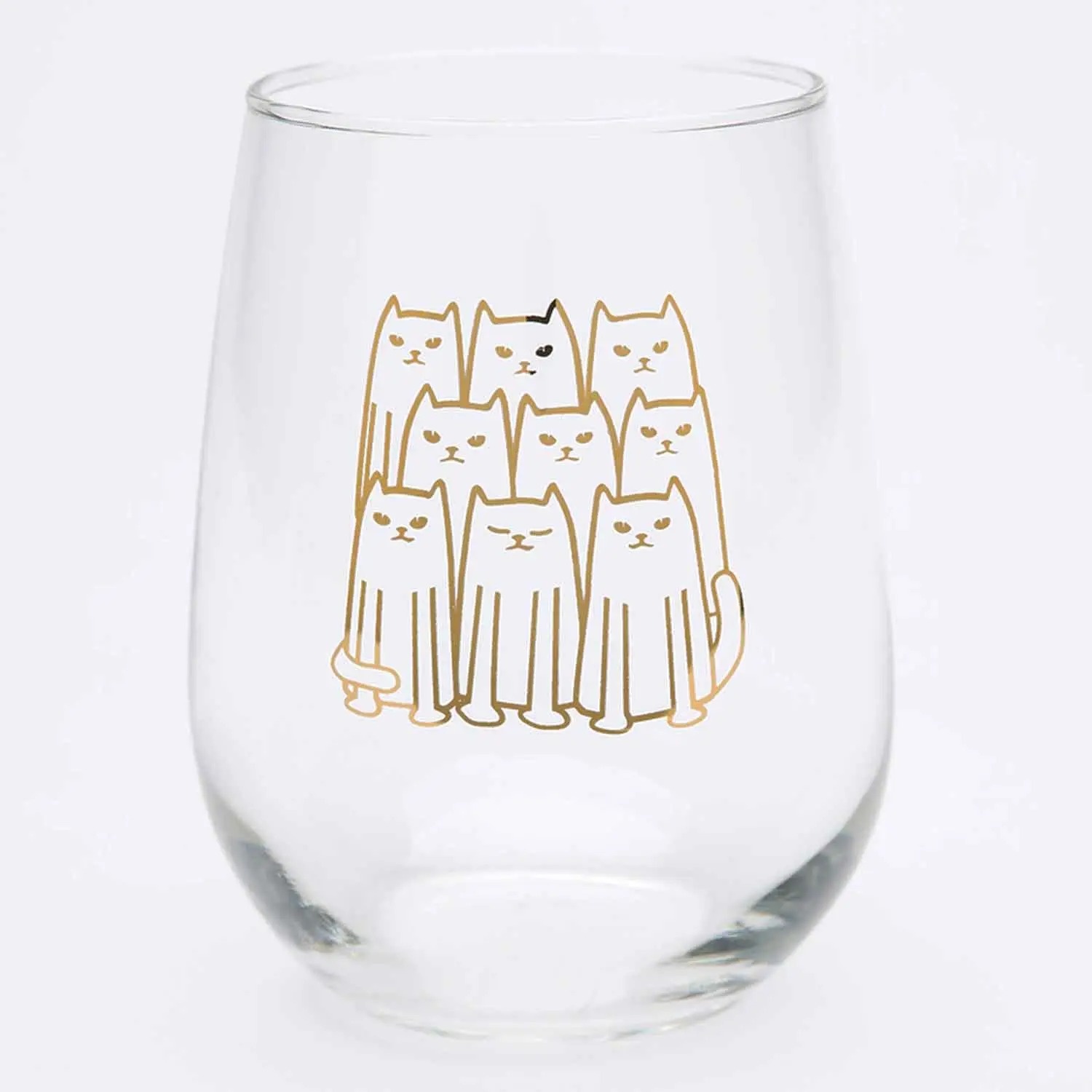COUNTER CULTURE CAT STEMLESS WINE GLASS