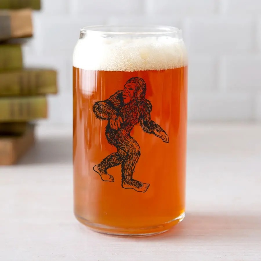 COUNTER CULTURE SASQUATCH BEER CAN GLASS