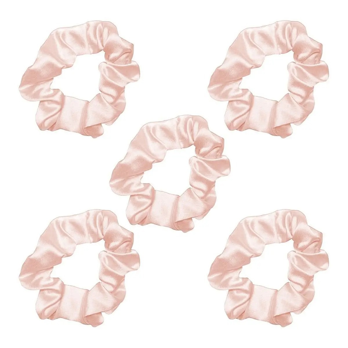 KITSCH SATIN SLEEP SCRUNCHIES BLUSH