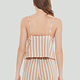 BUTTON FRONT STRIPED CAMI