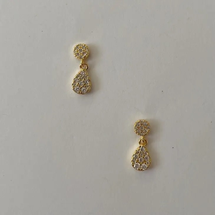 NAMASTE STELLA TEARDROP EARRING