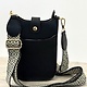 MODERN & CHIC BIRDIE CROSSBODY PHONE BAG PURSE BLACK