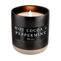SWEET WATER DECOR SWEET WATER DECOR HOT COCOA AND PEPPERMINT CANDLE 12OZ
