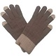 FASHION CITY FASHION CITY TEXTURED KNITTED SMART TOUCH GLOVES