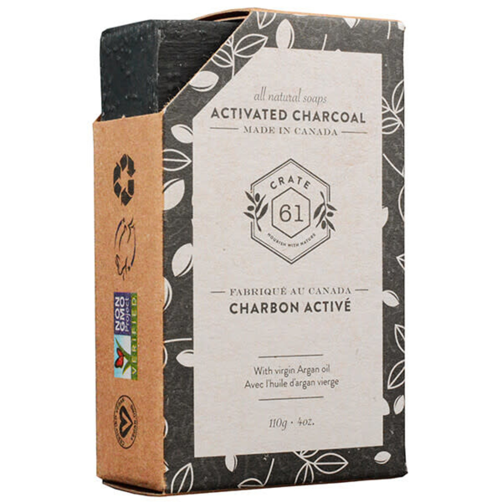 Crate 61 Acitvated Charcoal Soap 110g